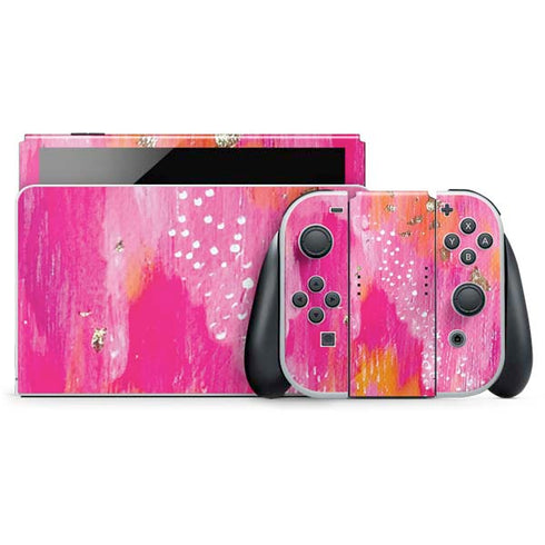 Etta Vee Gold Dust Nintendo Switch OLED (2021) Skin